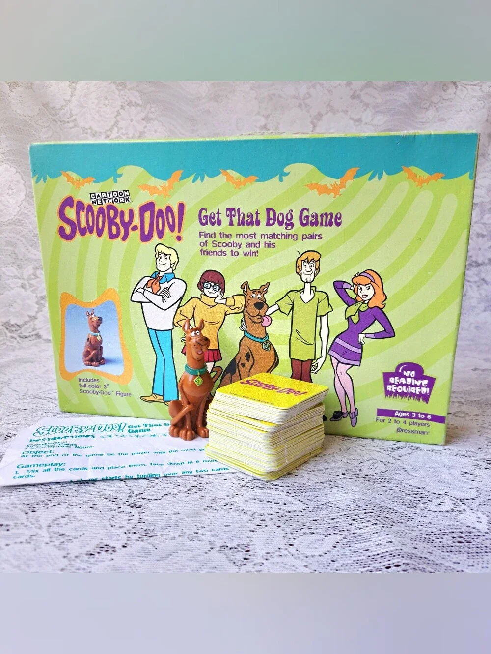 Vintage 1999 Pressman Scooby-Doo! Get That Dog Board Game • Complete | Memory